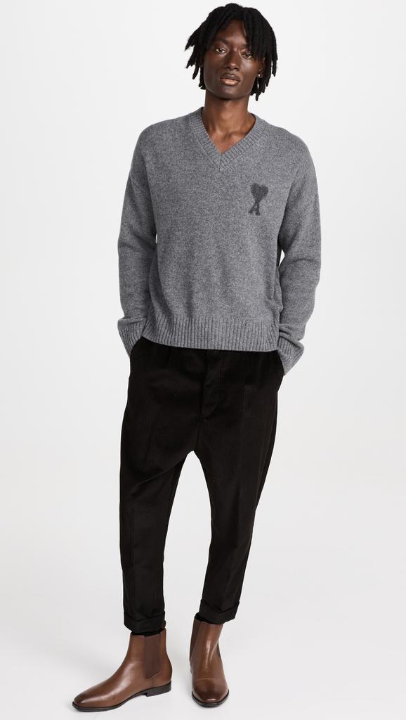 商品AMI|AMI Needle Punch ADC V Neck Sweater,价格¥2433,第7张图片详细描述