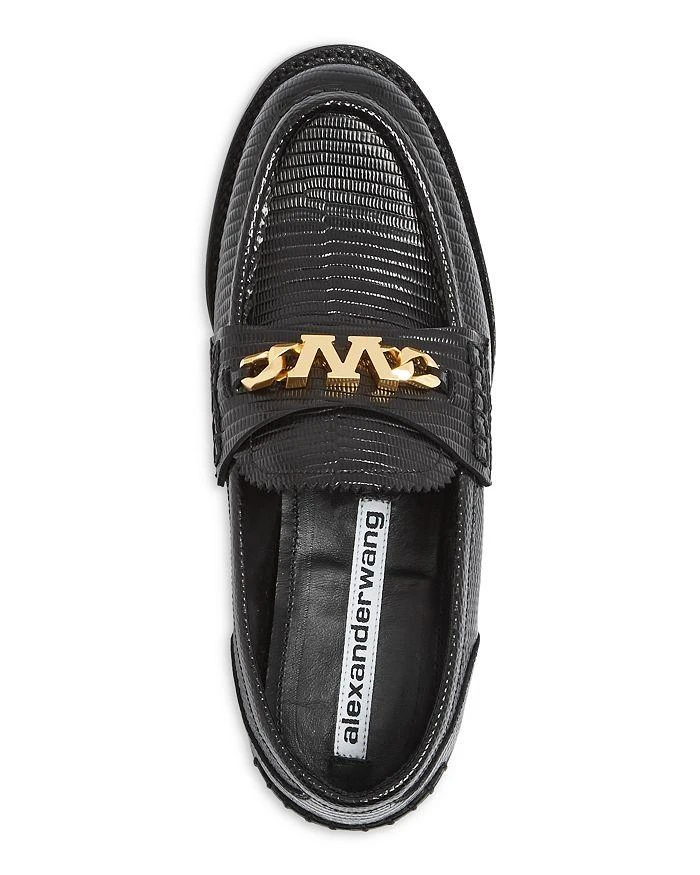 商品Alexander Wang|Women's Carter Embossed Loafers,价格¥1334,第3张图片详细描述