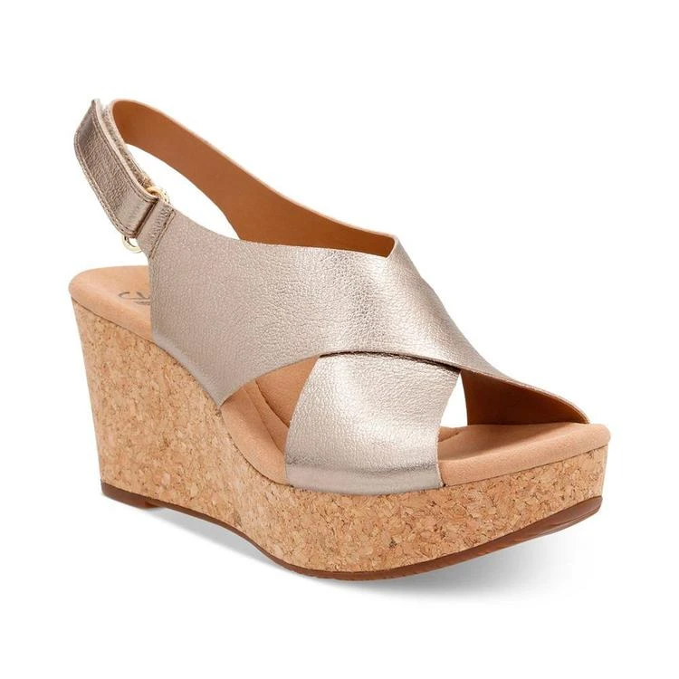 商品Clarks|Collections Women's Annadel Eirwyn Wedge Sandals,价格¥355,第2张图片详细描述