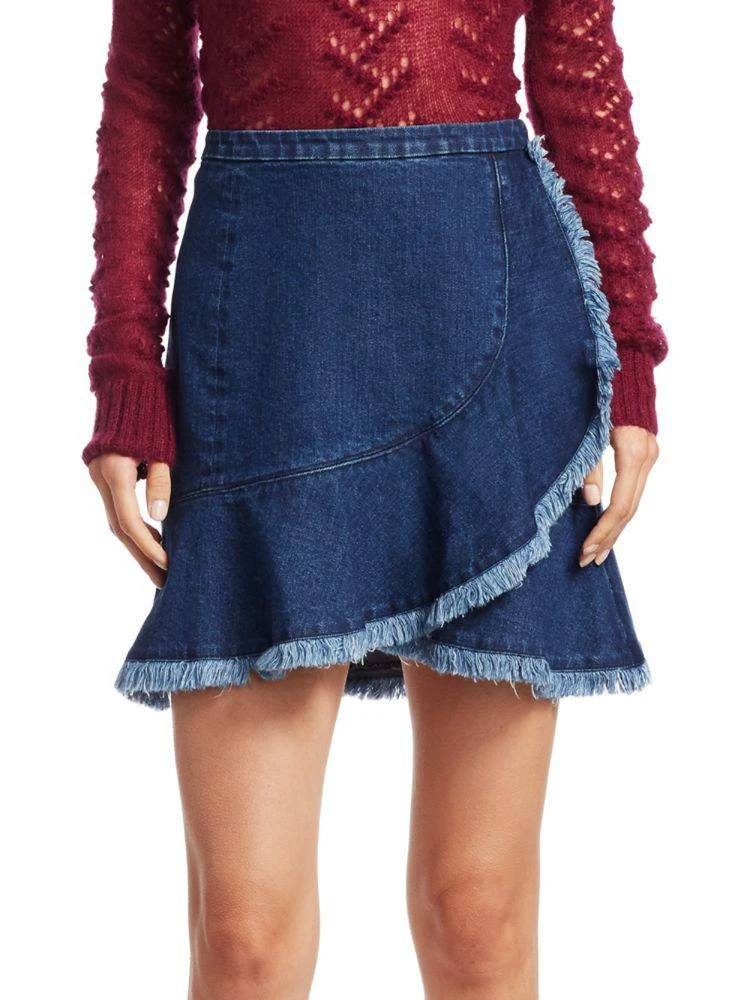 商品Tanya Taylor|Tamy Denim Mini Skirt,价格¥1108,第1张图片