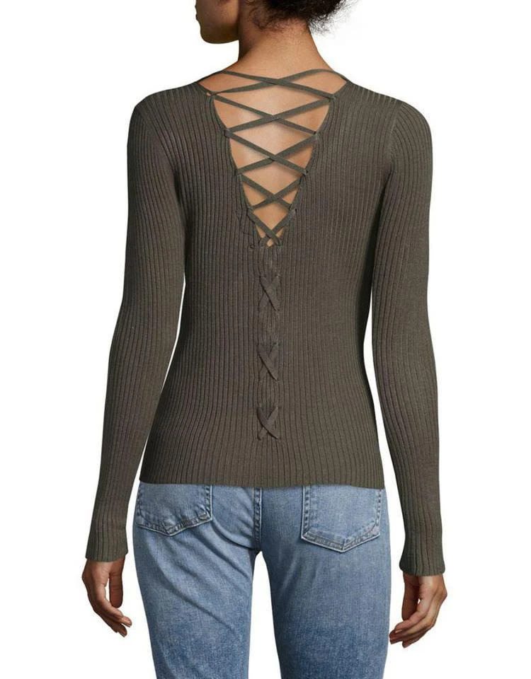 商品Miss Selfridge|Lattice Back Knit Top,价格¥221,第3张图片详细描述