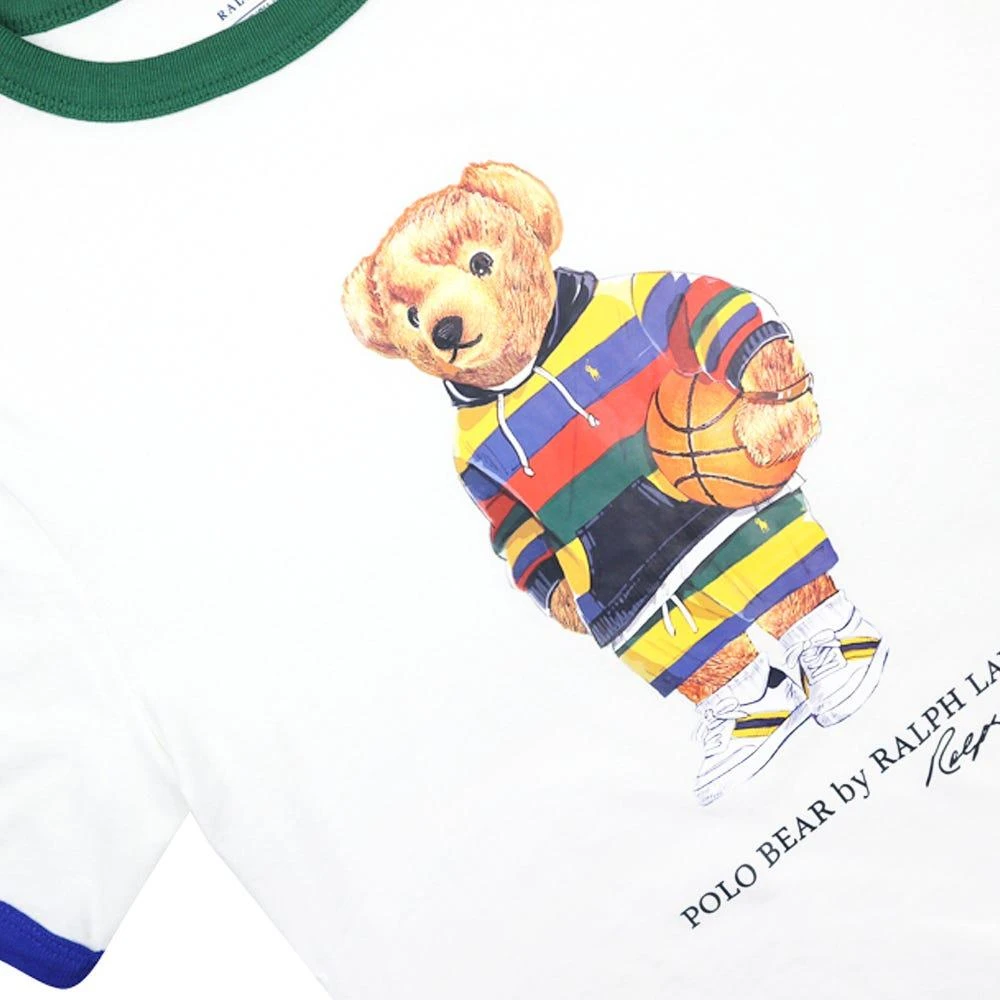 商品Ralph Lauren|White Polo Bear Motif Short Sleeve T Shirt,价格¥209,第2张图片详细描述