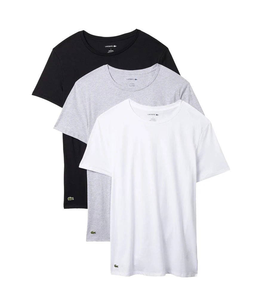 商品Lacoste|3-Pack Crew Neck Regular Fit Essential T-Shirt,价格¥327,第1张图片详细描述