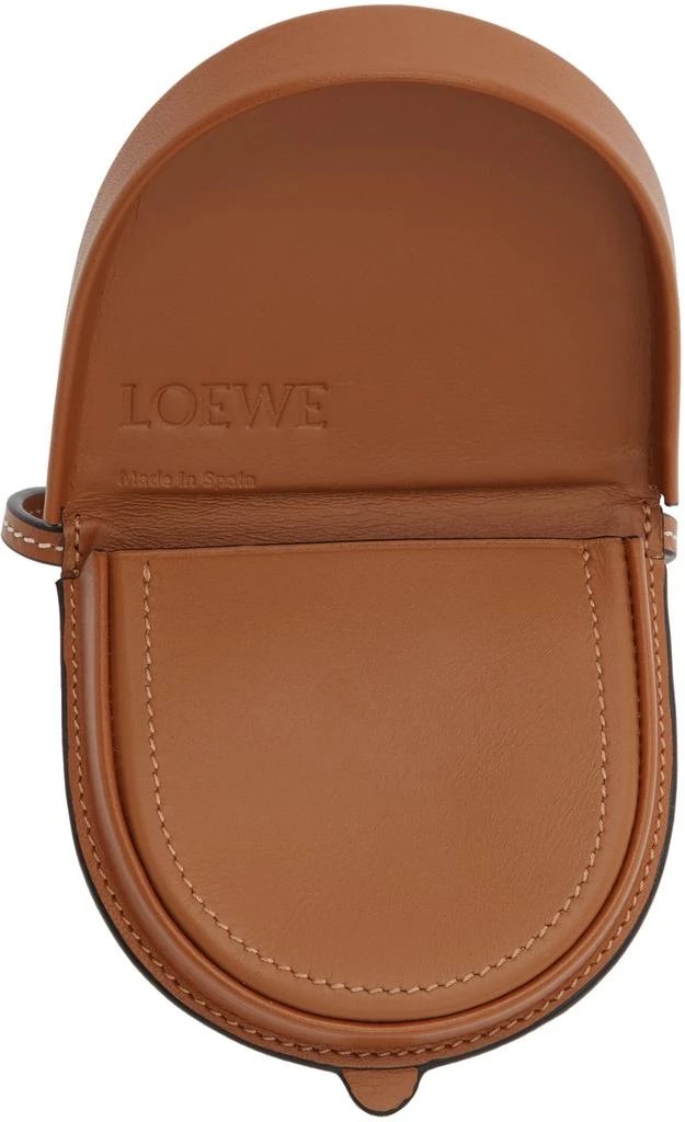 商品Loewe|Tan Mini Heel Pouch,价格¥2756,第3张图片详细描述