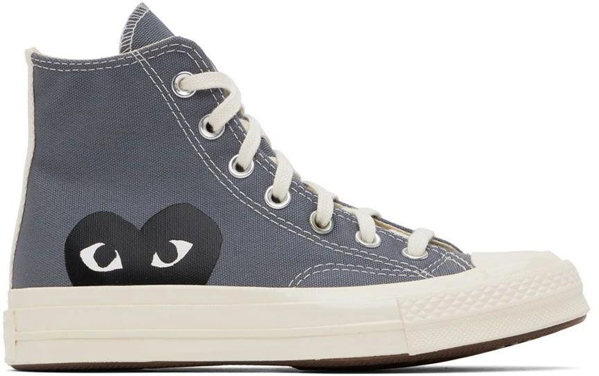 商品Comme des Garcons|Gray Converse Edition Half Heart Chuck 70 Sneakers,价格¥1204,第1张图片