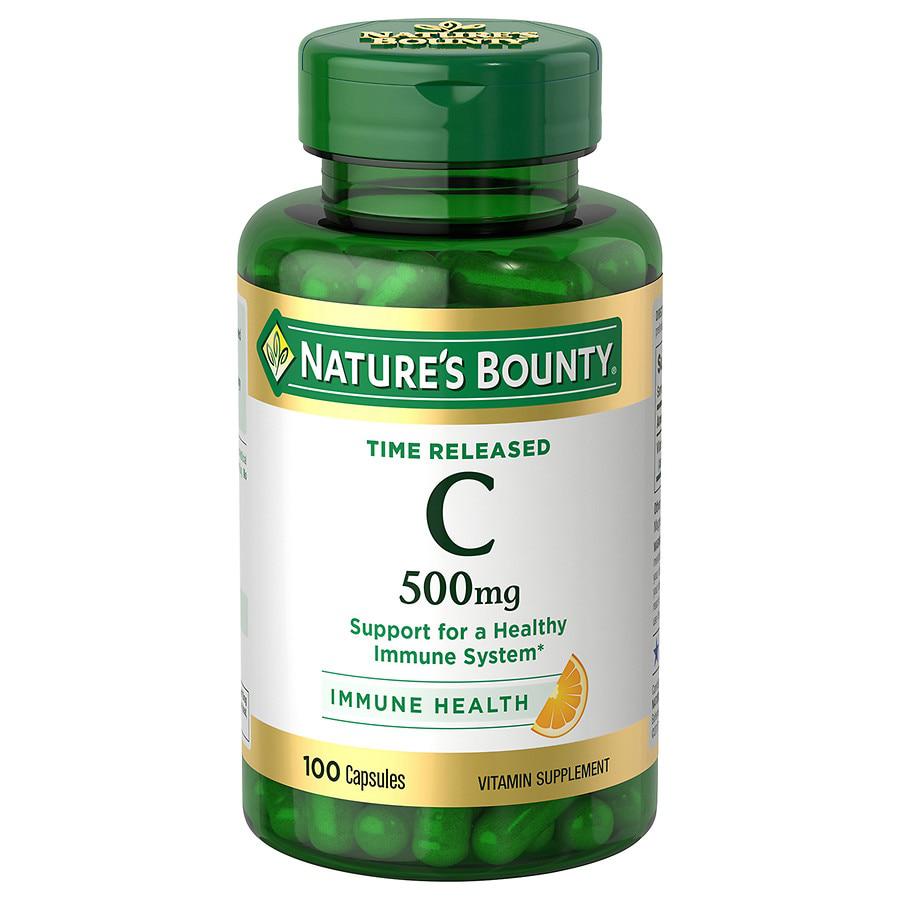 Vitamin C Time Release Capsules, 500 mg商品第1张图片规格展示