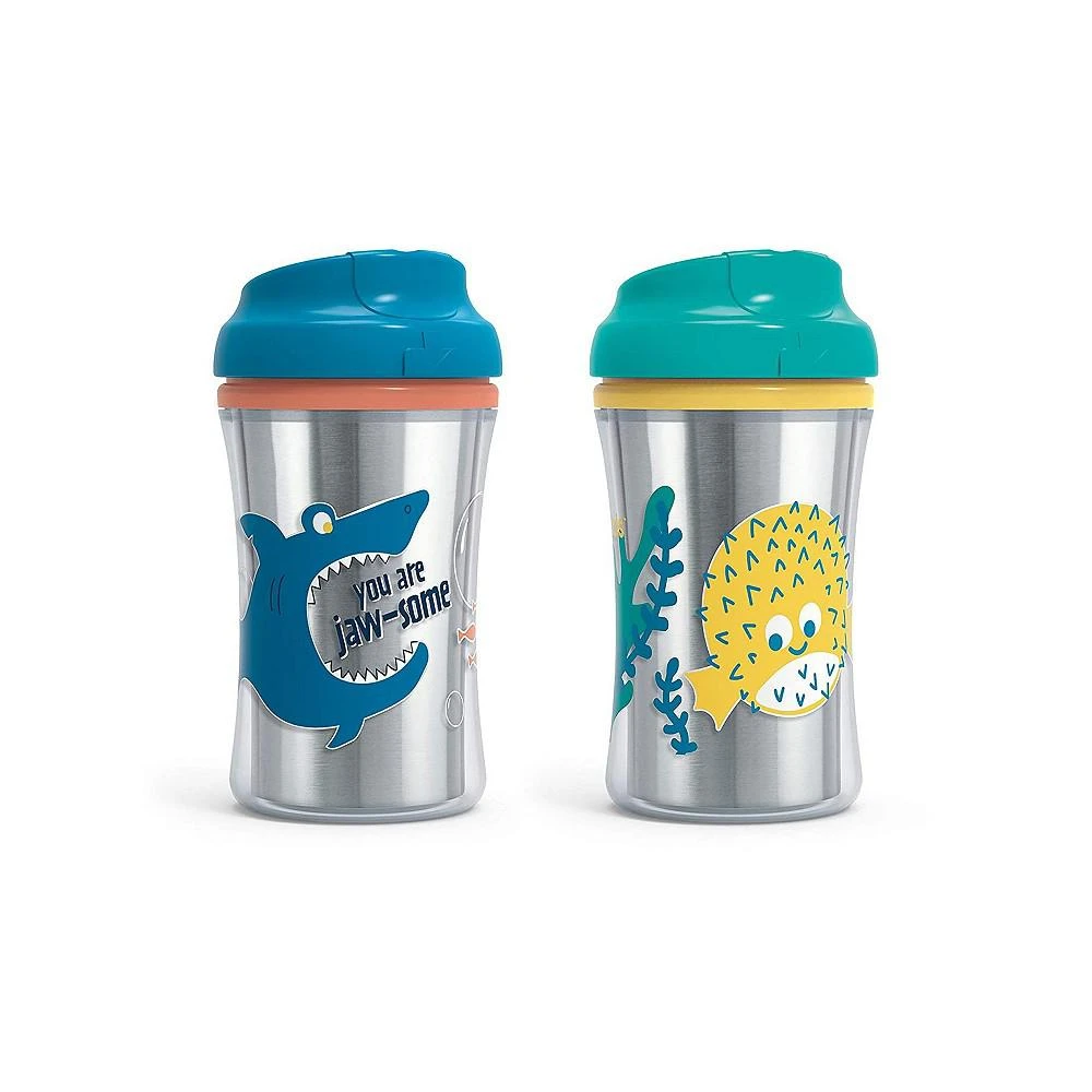 商品NUK|Insulated Cup-like Rim Sippy Cup, 10 oz., 2 Pack, Blue,价格¥112,第1张图片