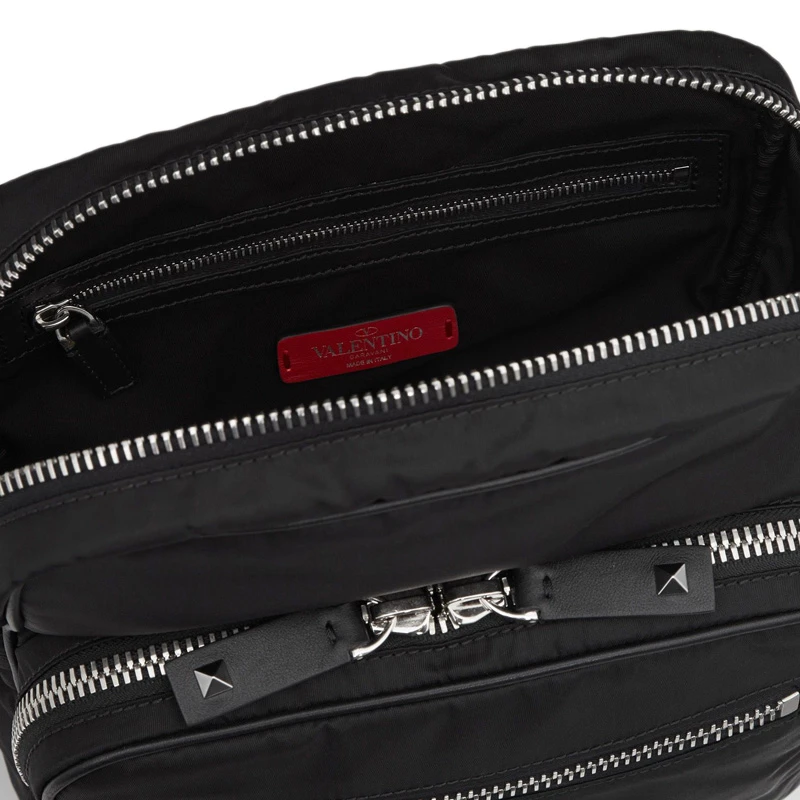 Valentino 华伦天奴 Garavani VLTN黑色尼龙斜挎包 SY2B0586RPY-0NO 商品
