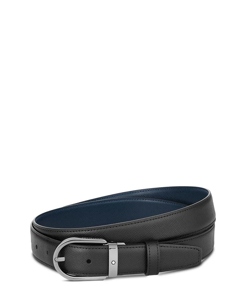 商品MontBlanc|Men's Horseshoe Reversible Saffiano Leather Belt,价格¥3105,第1张图片