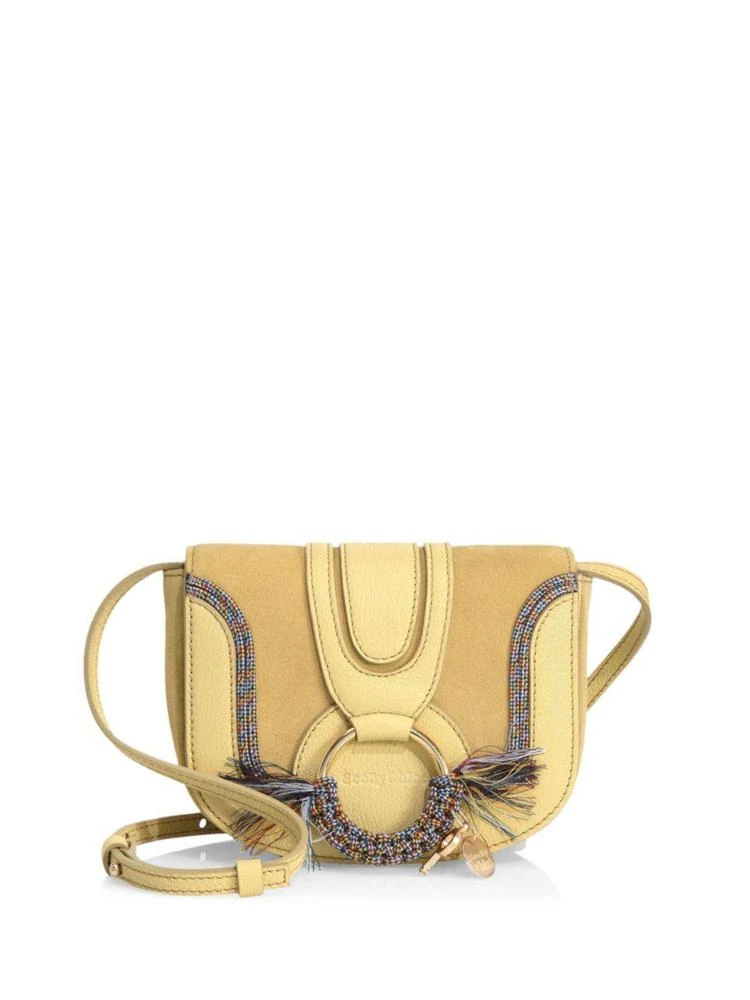 商品See by Chloé|Hana 迷你麂皮皮革斜挎包,价格¥1484,第1张图片