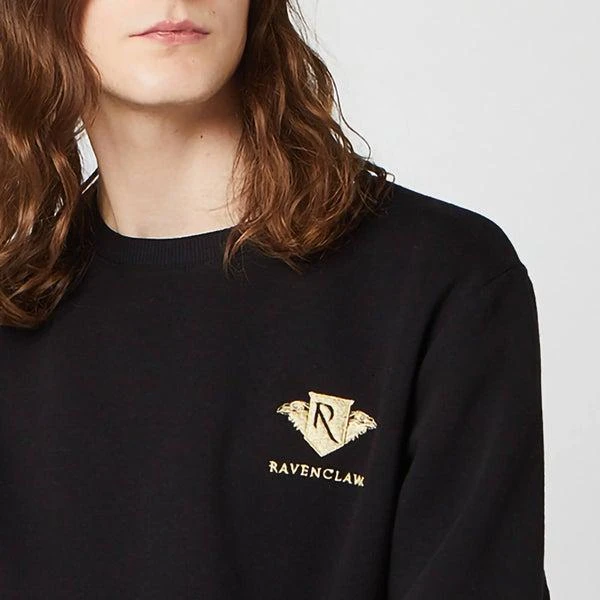 商品Harry Potter|Harry Potter Ravenclaw Unisex Embroidered Sweatshirt - Black,价格¥298,第1张图片