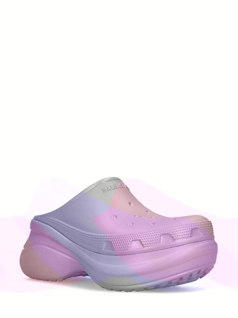 商品Balenciaga|85mm Crocs Rubber Pool Mules,价格¥3336,第2张图片详细描述