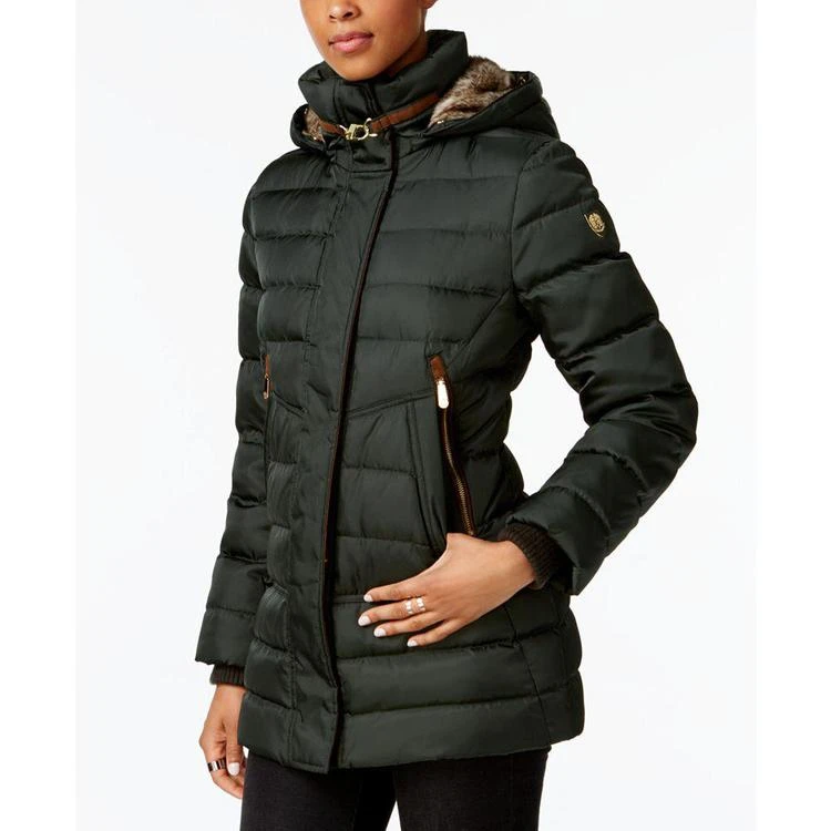 商品Vince Camuto|Faux-Fur-Trim Hooded Puffer Coat,价格¥1122,第4张图片详细描述