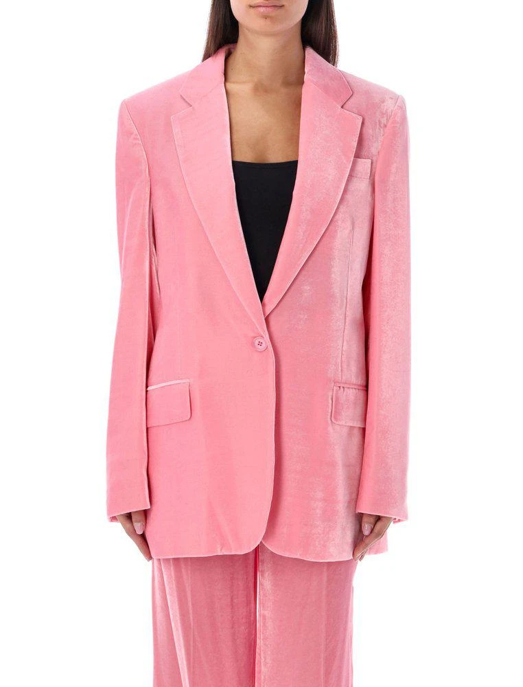 商品Stella McCartney|Stella McCartney Velvet Single-Breasted Tailored Blazer,价格¥3321,第1张图片