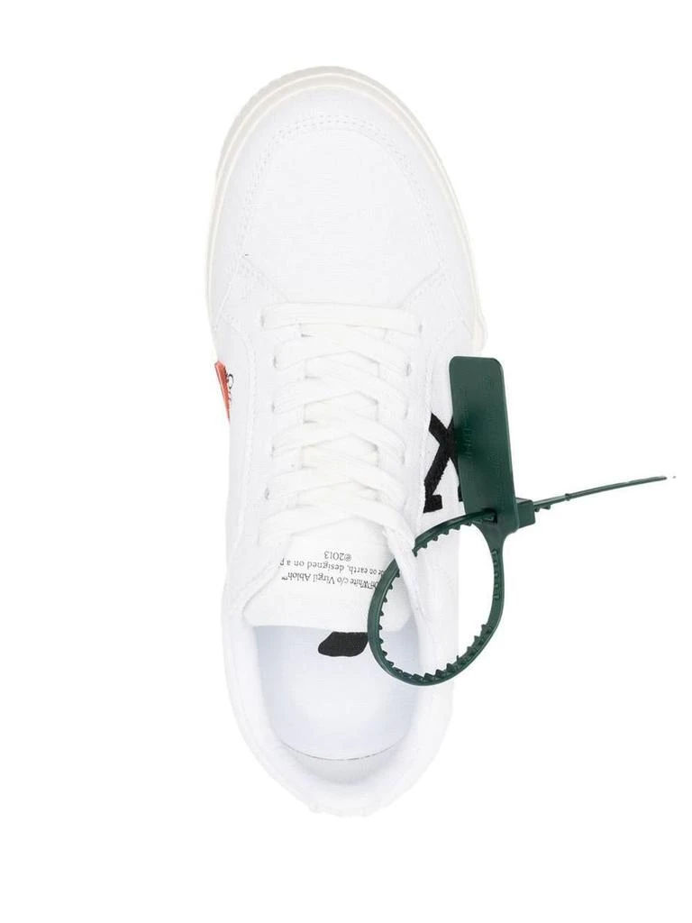 商品Off-White|OFF-WHITE Low Vulcanized canvas sneakers,价格¥1866,第2张图片详细描述