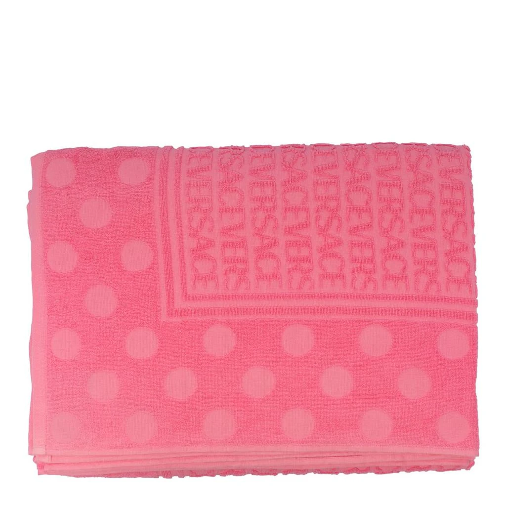 商品Versace|Allover Polka Dot Bath Towel,价格¥1872,第1张图片