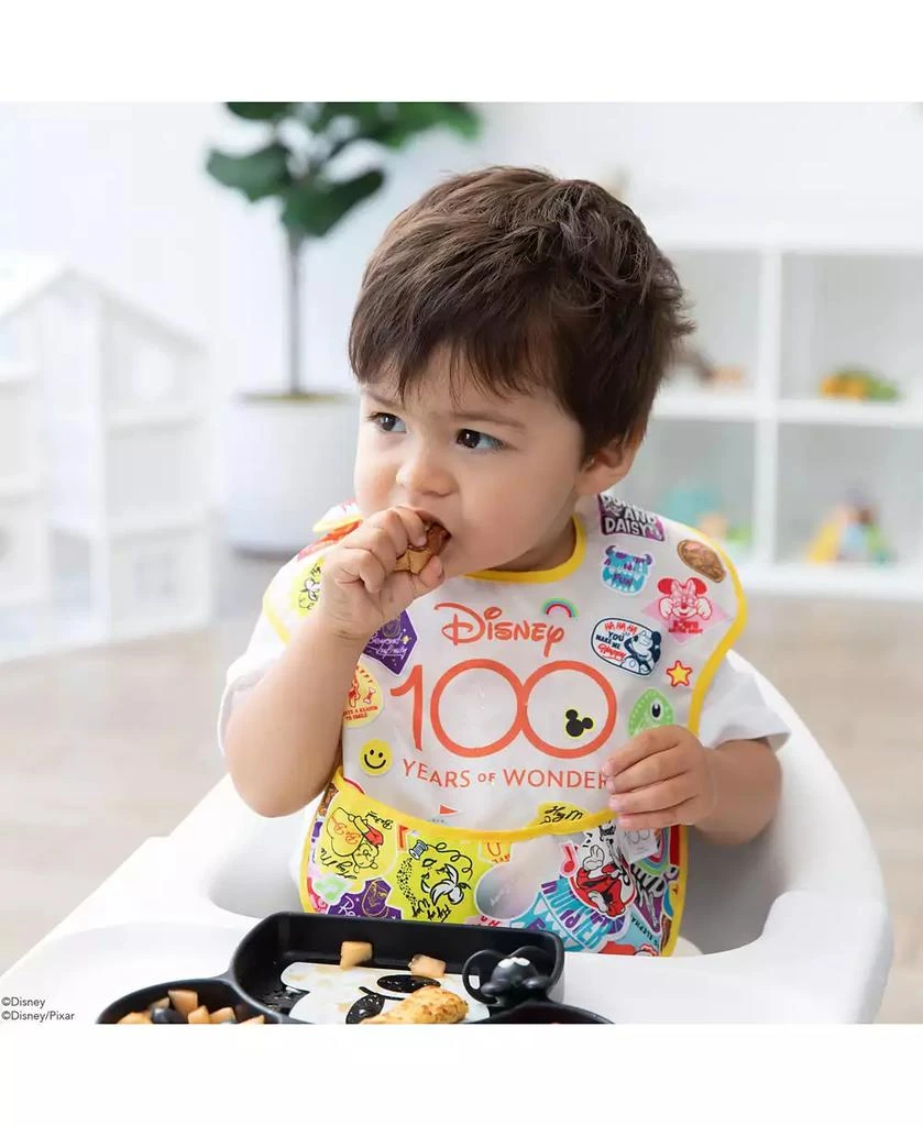 商品Bumkins|Baby Disney 100 Happy Faces Super Bibs, Pack of 2,价格¥107,第4张图片详细描述