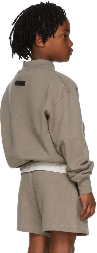 Kids Taupe Logo Sweatshirt商品第4张图片规格展示