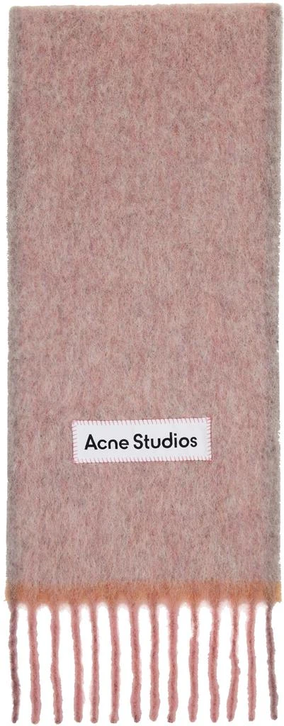 商品Acne Studios|Pink Narrow Scarf,价格¥2236,第1张图片