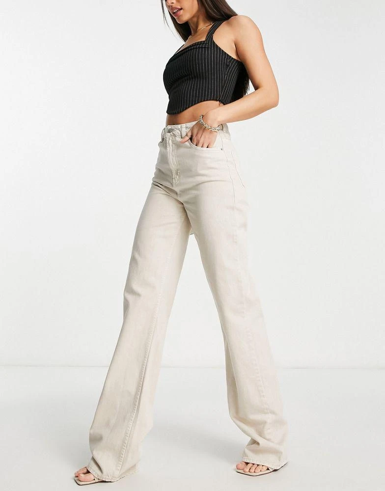 商品ASOS|ASOS DESIGN Tall dad jeans in stone,价格¥317,第4张图片详细描述