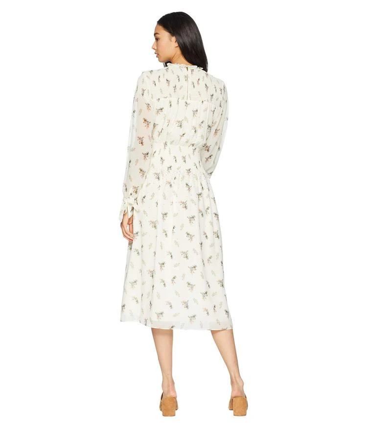 商品Juicy Couture|Watercolor Floral Smocked Midi Dress,价格¥334,第3张图片详细描述