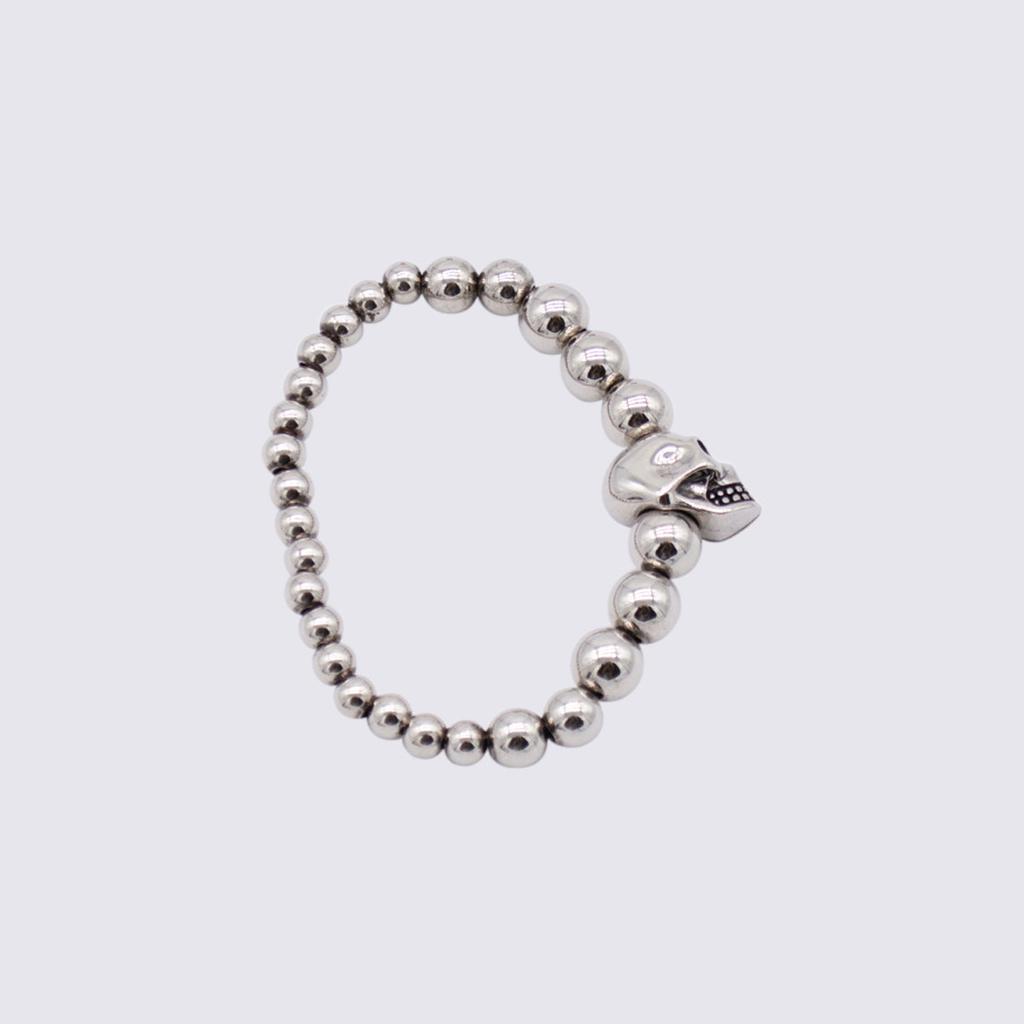 ALEXANDER MCQUEEN SILVER-TONE METAL BRACELET商品第2张图片规格展示