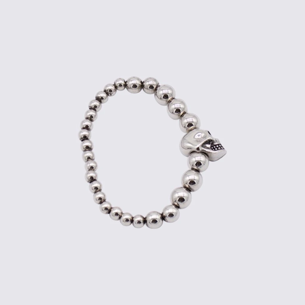 商品Alexander McQueen|ALEXANDER MCQUEEN SILVER-TONE METAL BRACELET,价格¥1283,第2张图片详细描述