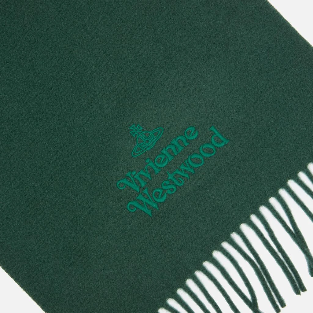 商品Vivienne Westwood|Vivienne Westwood Embroidered Logo Wool Scarf,价格¥891,第3张图片详细描述