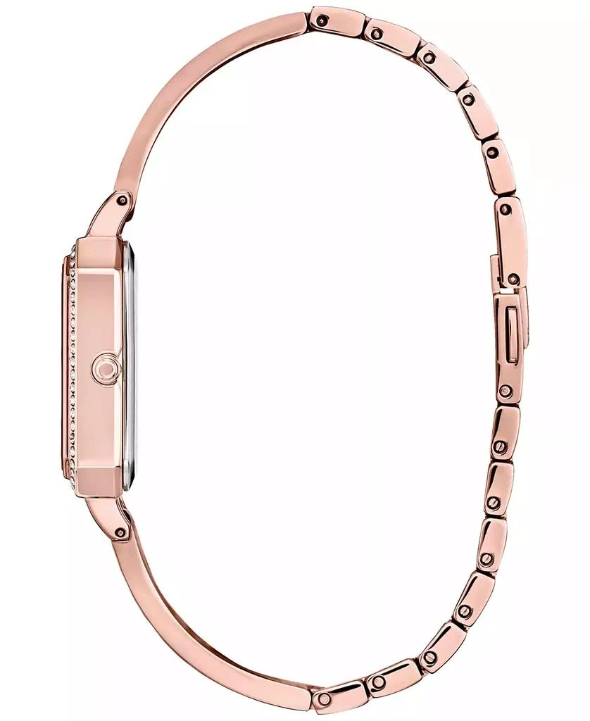 商品Citizen|Eco-Drive Women's Crystal Rose Gold-Tone Stainless Steel Bangle Watch 23mm,价格¥1860,第2张图片详细描述