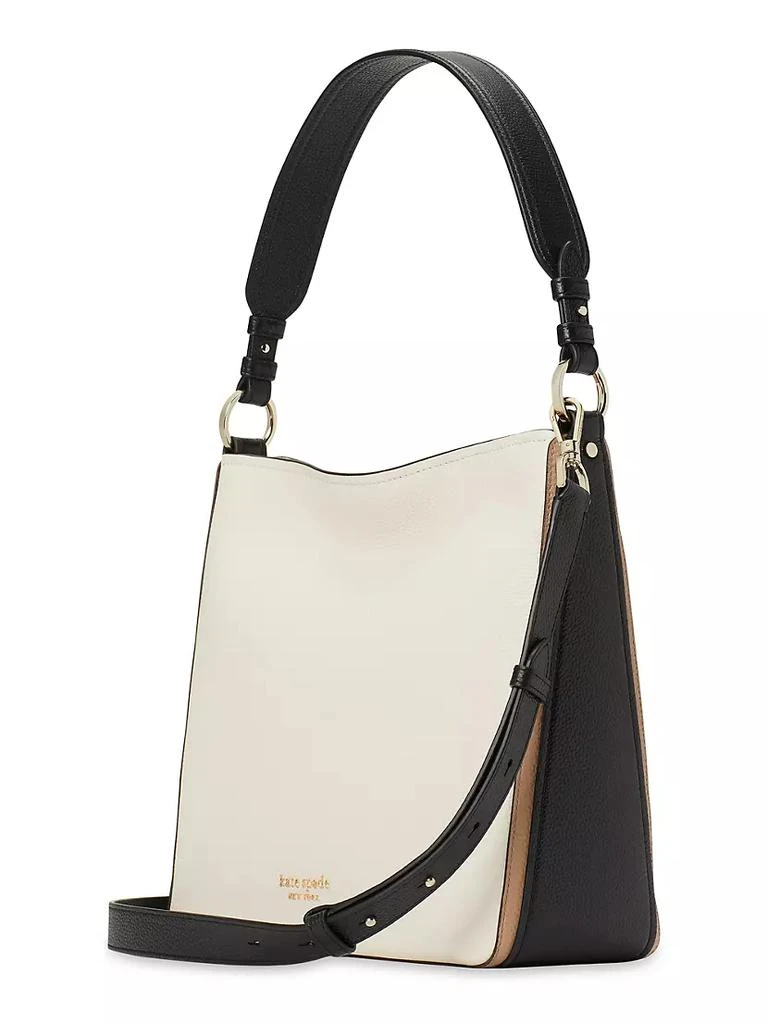 商品Kate Spade|Hudson Colorblocked Leather Hobo Bag,价格¥1818,第3张图片详细描述