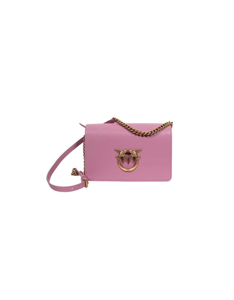 商品PINKO|Love Click Simply Leather Crossbody Bag,价格¥1982,第1张图片