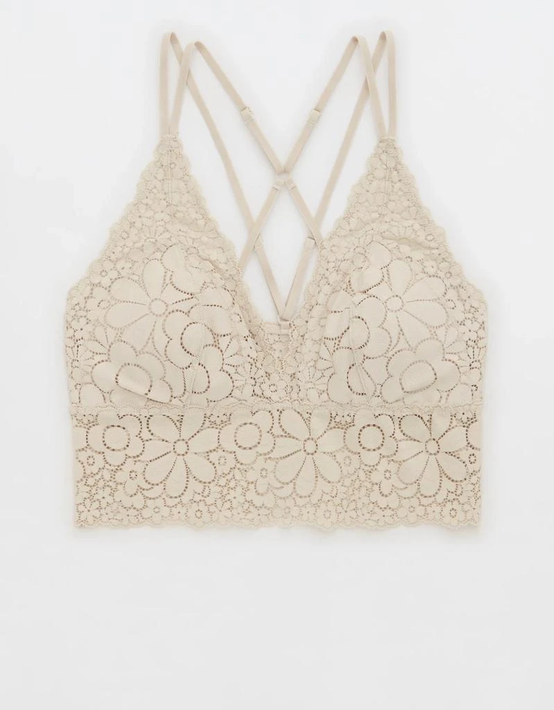 商品Aerie|Aerie Candy Lace Padded Bralette,价格¥121,第3张图片详细描述