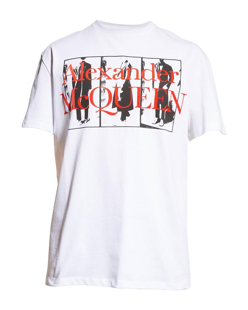 商品Alexander McQueen|Men's Atelier Logo T-Shirt,价格¥1974,第4张图片详细描述