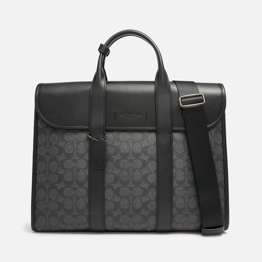 商品Coach|Coach Men's Gotham Signature Canvas Portfolio Bag,价格¥6070,第1张图片