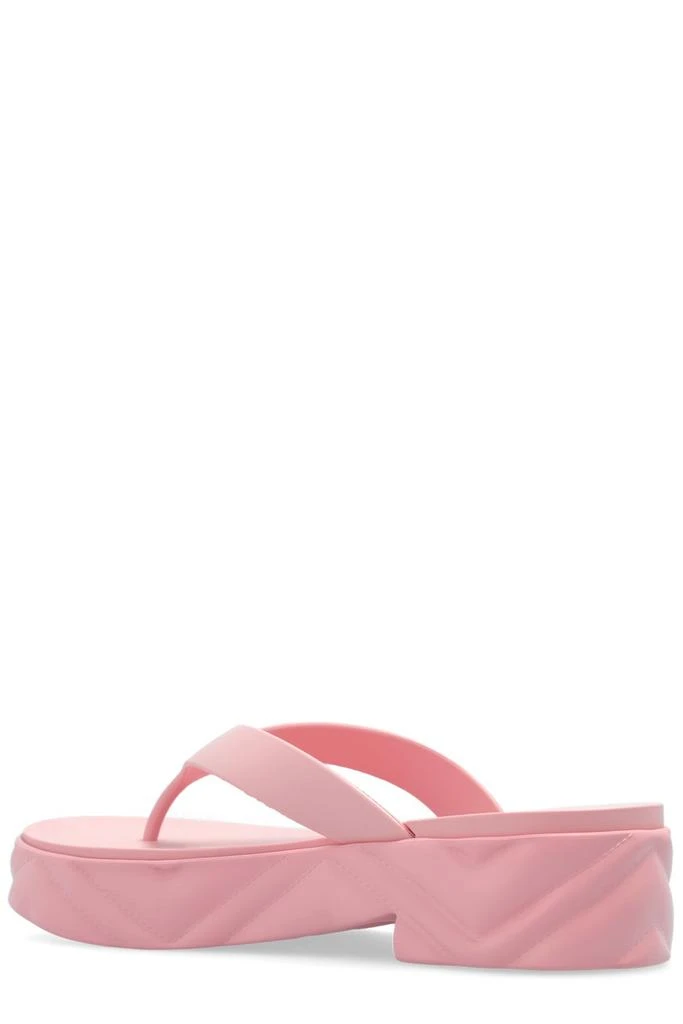 商品Gucci|Gucci Logo Detail Platform Sandals,价格¥2431,第3张图片详细描述