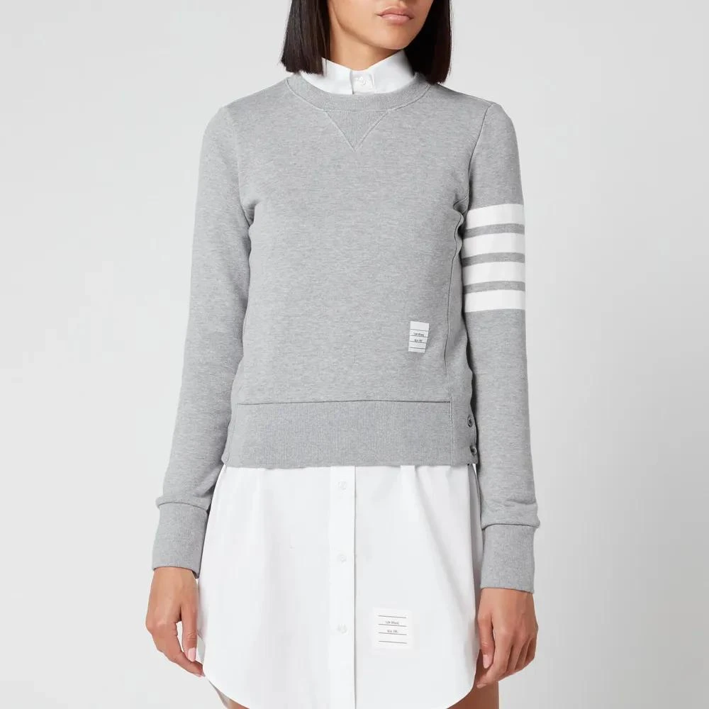 商品Thom Browne|Thom Browne Women's 4-Bar Classic Loopback Sweatshirt,价格¥2927,第1张图片