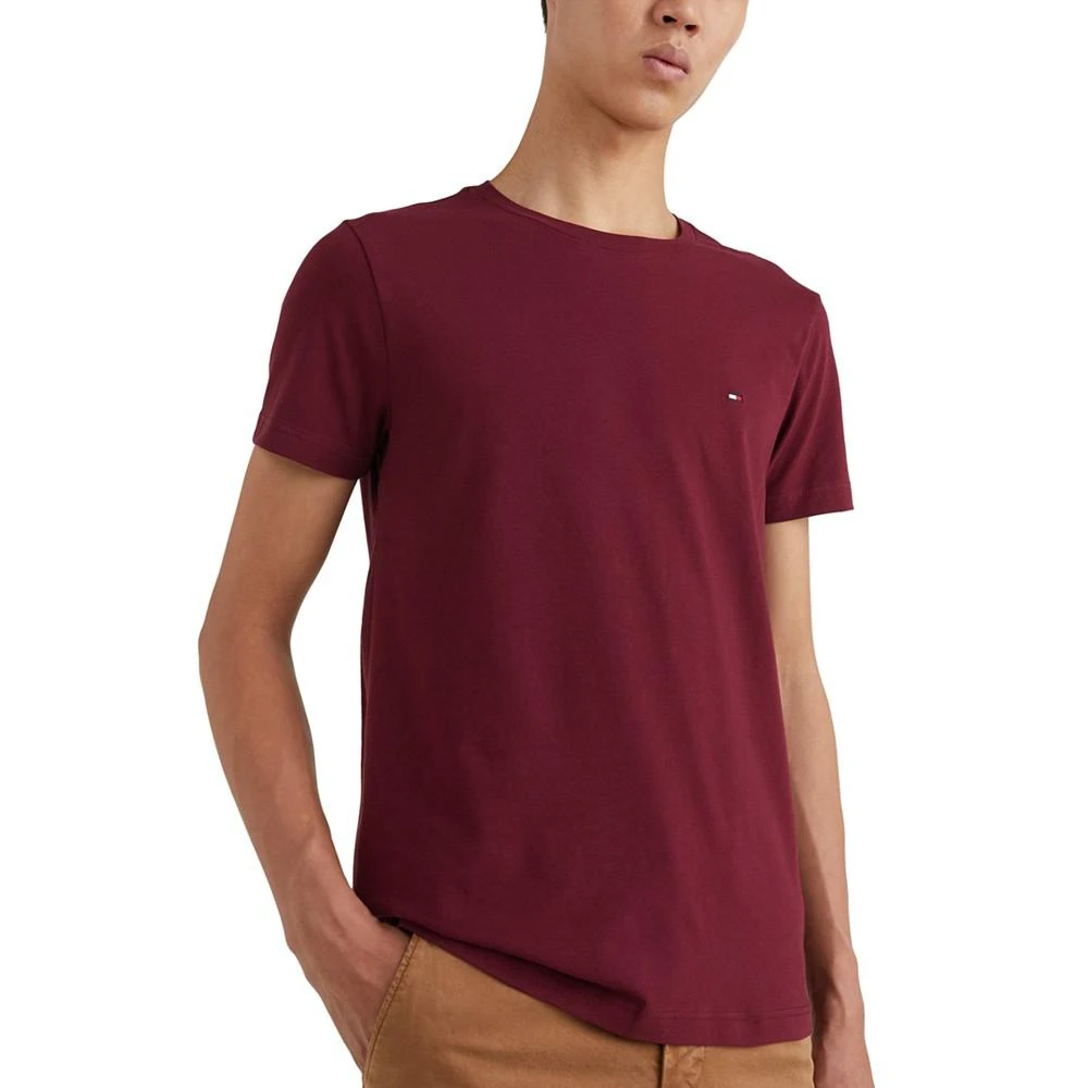 商品Tommy Hilfiger|Men's Stretch Cotton Slim-Fit T-Shirt,价格¥116,第3张图片详细描述