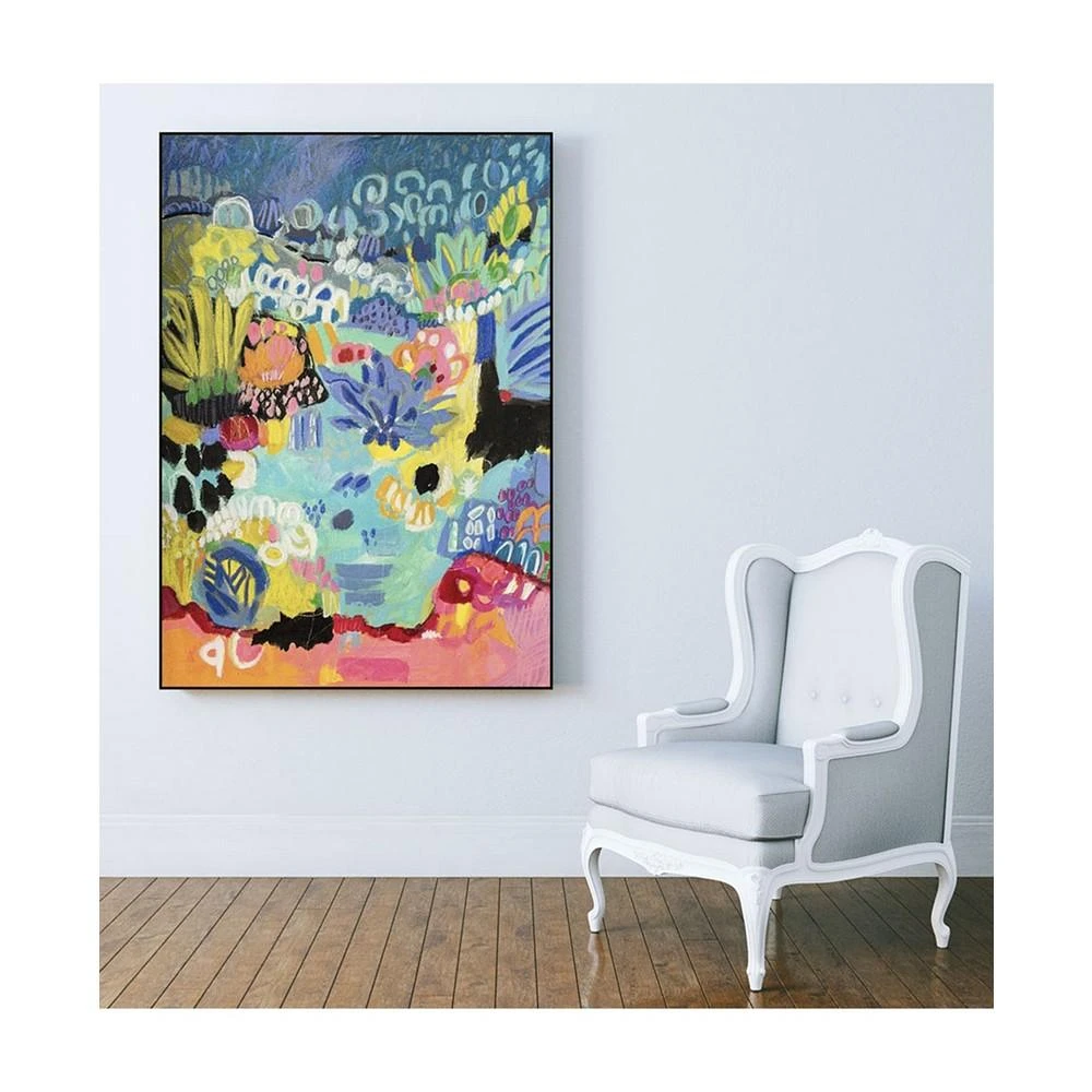 20" x 16" Whimsical Pond III Art Block Framed Canvas 商品