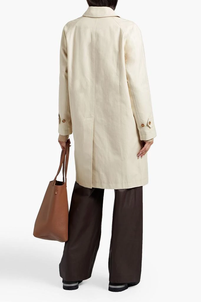 商品Burberry|Printed cotton-canvas trench coat,价格¥5817,第3张图片详细描述