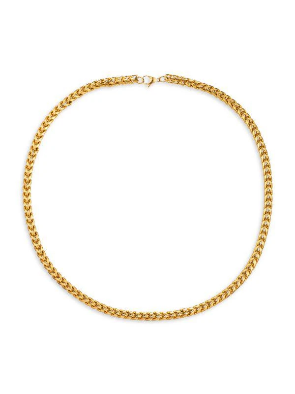 商品Eye Candy LA|Leo Goldtone Chain Link Necklace,价格¥266,第1张图片