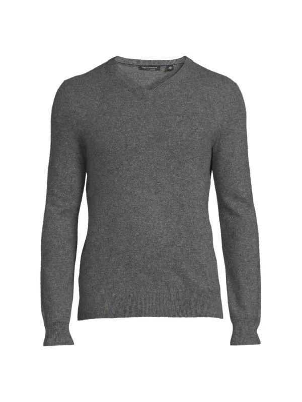 商品Saks Fifth Avenue|Essential 100% Cashmere V-Neck Sweater,价格¥270,第4张图片详细描述