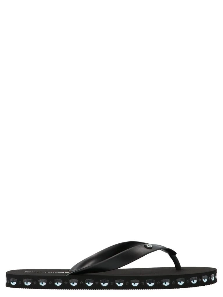 商品Chiara Ferragni|Chiara Ferragni Logomania Flip Flops,价格¥337,第1张图片