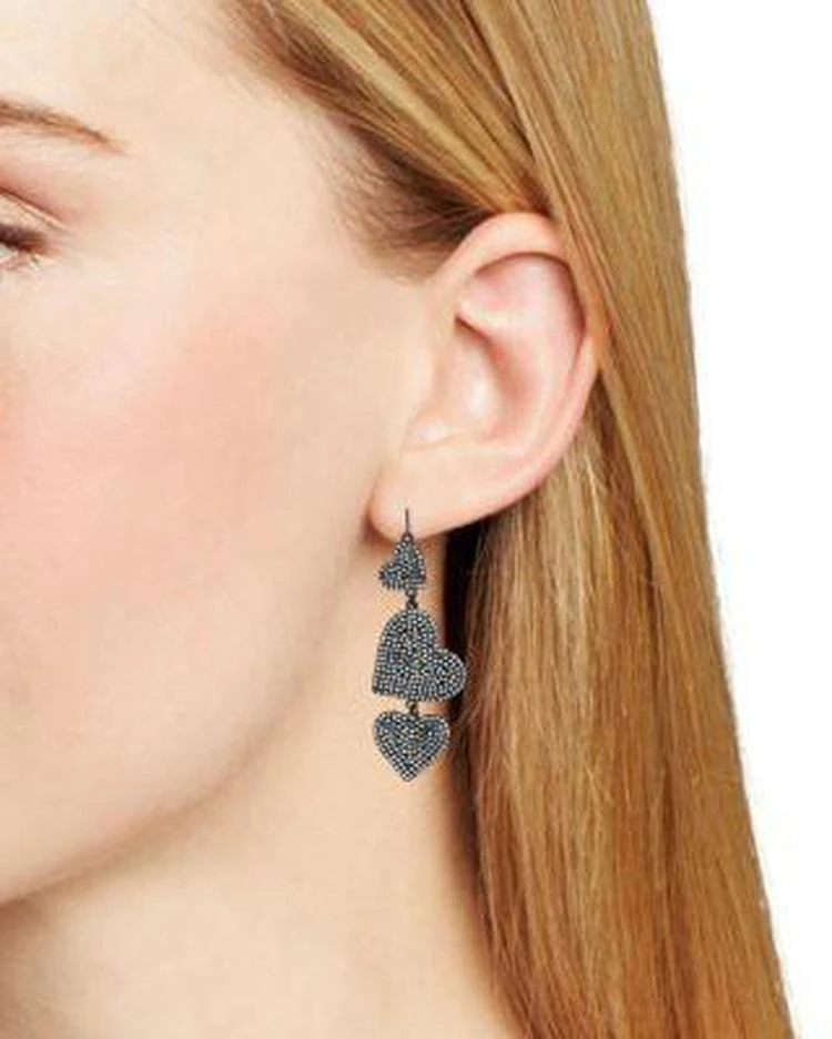 商品BAUBLEBAR|Serenity Heart Drop Earrings,价格¥71,第2张图片详细描述