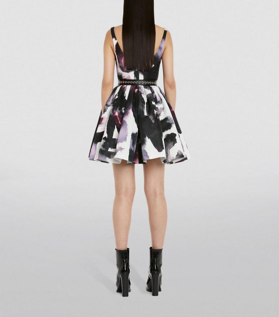 商品Alexander McQueen|Watercolour Mini Dress,价格¥17583,第6张图片详细描述