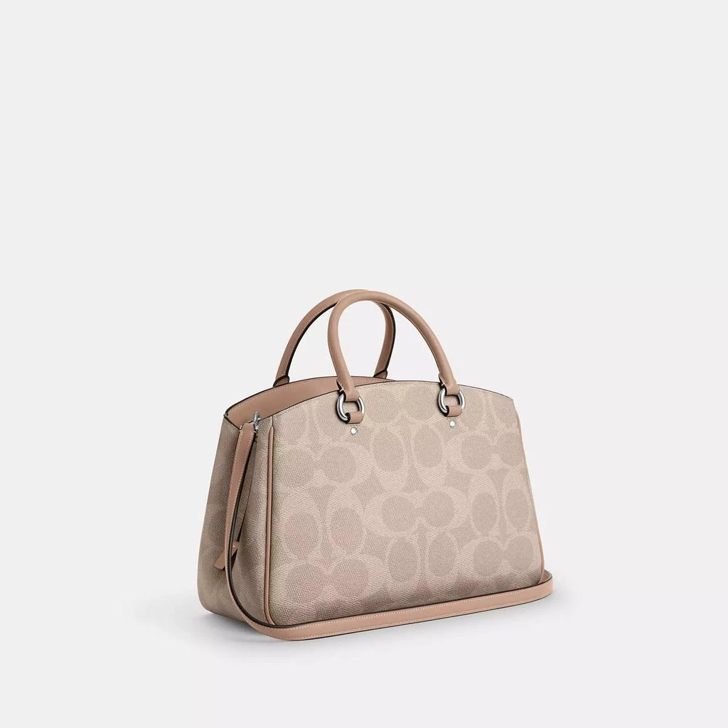 商品Coach|Savannah Carryall Bag In Signature Canvas,价格¥1728,第2张图片详细描述
