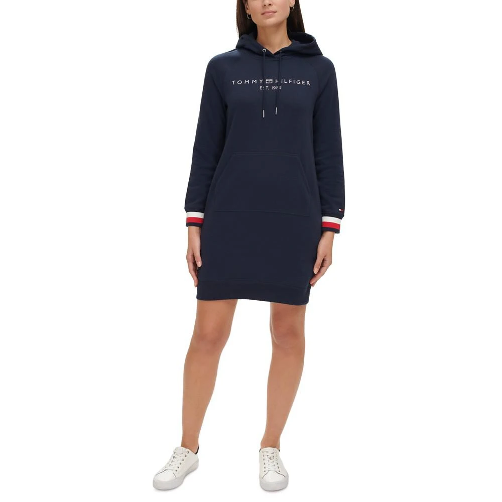 商品Tommy Hilfiger|Women's Raglan-Sleeve Hoodie Dress,价格¥439,第1张图片