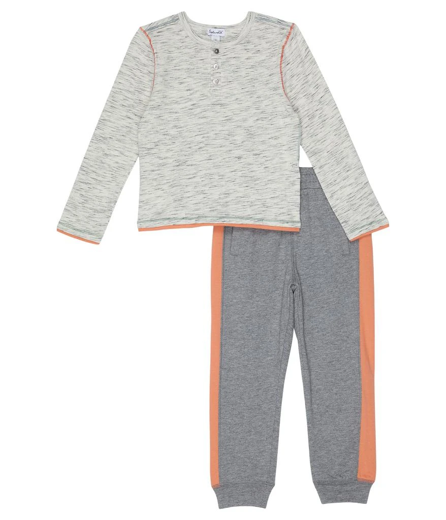 商品Splendid|Space Dye Long Sleeve Top & Pants Set (Toddler/Little Kids/Big Kids),价格¥269,第1张图片