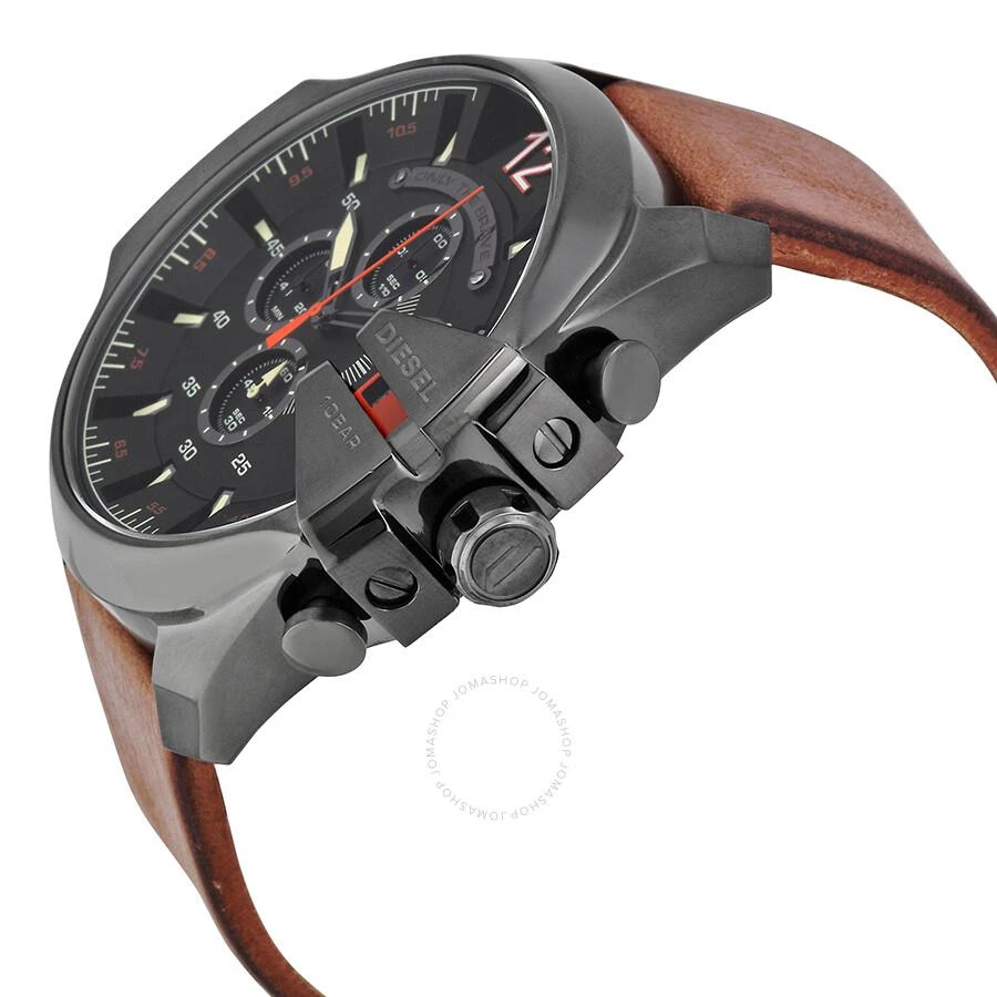 商品Diesel|Mega Chief Black Dial Brown Leather Men's Quartz Watch DZ4343,价格¥956,第2张图片详细描述