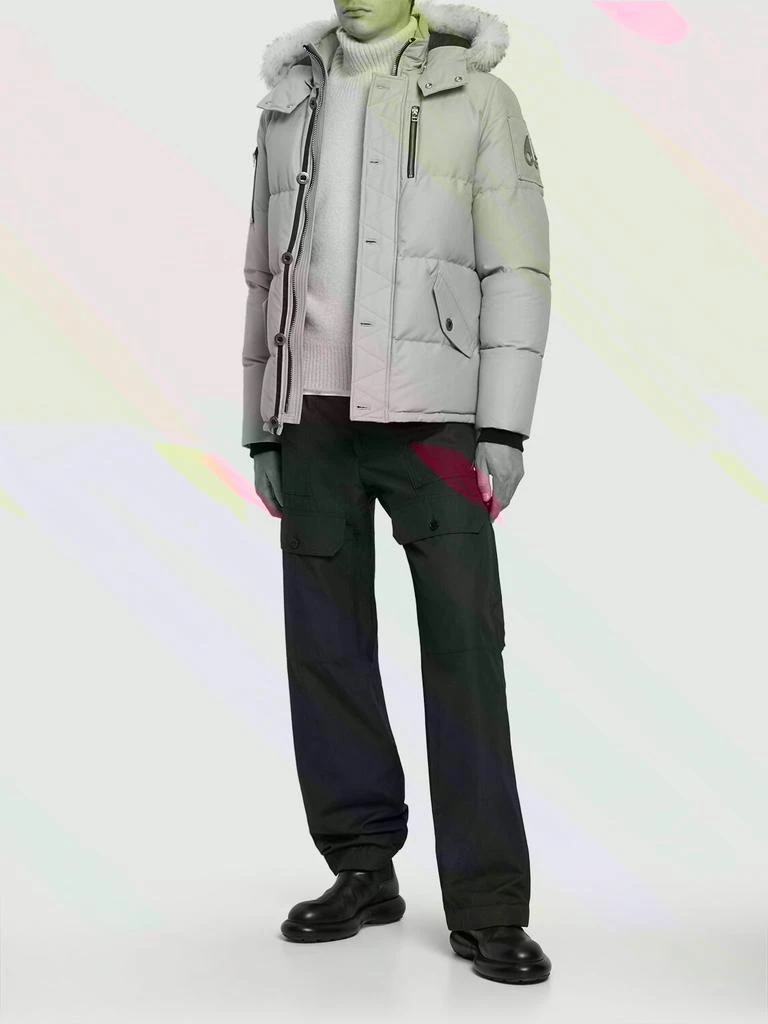 商品Moose Knuckles|3q Cotton Down Jacket W/ Faux Fur,价格¥9151,第1张图片
