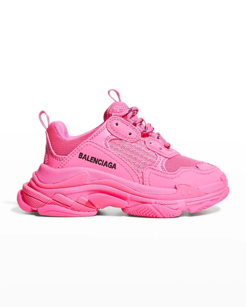 商品Balenciaga|Kid's Triple S Tonal Chunky Sneakers, Toddler/Kids,价格¥2261,第1张图片